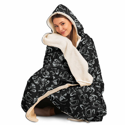 Cup of Coffee Hooded Blanket